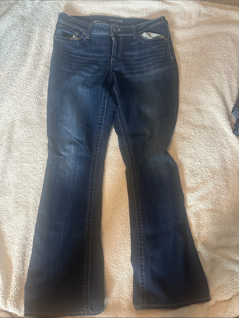 Maurices Dark Indigo Flare Jeans